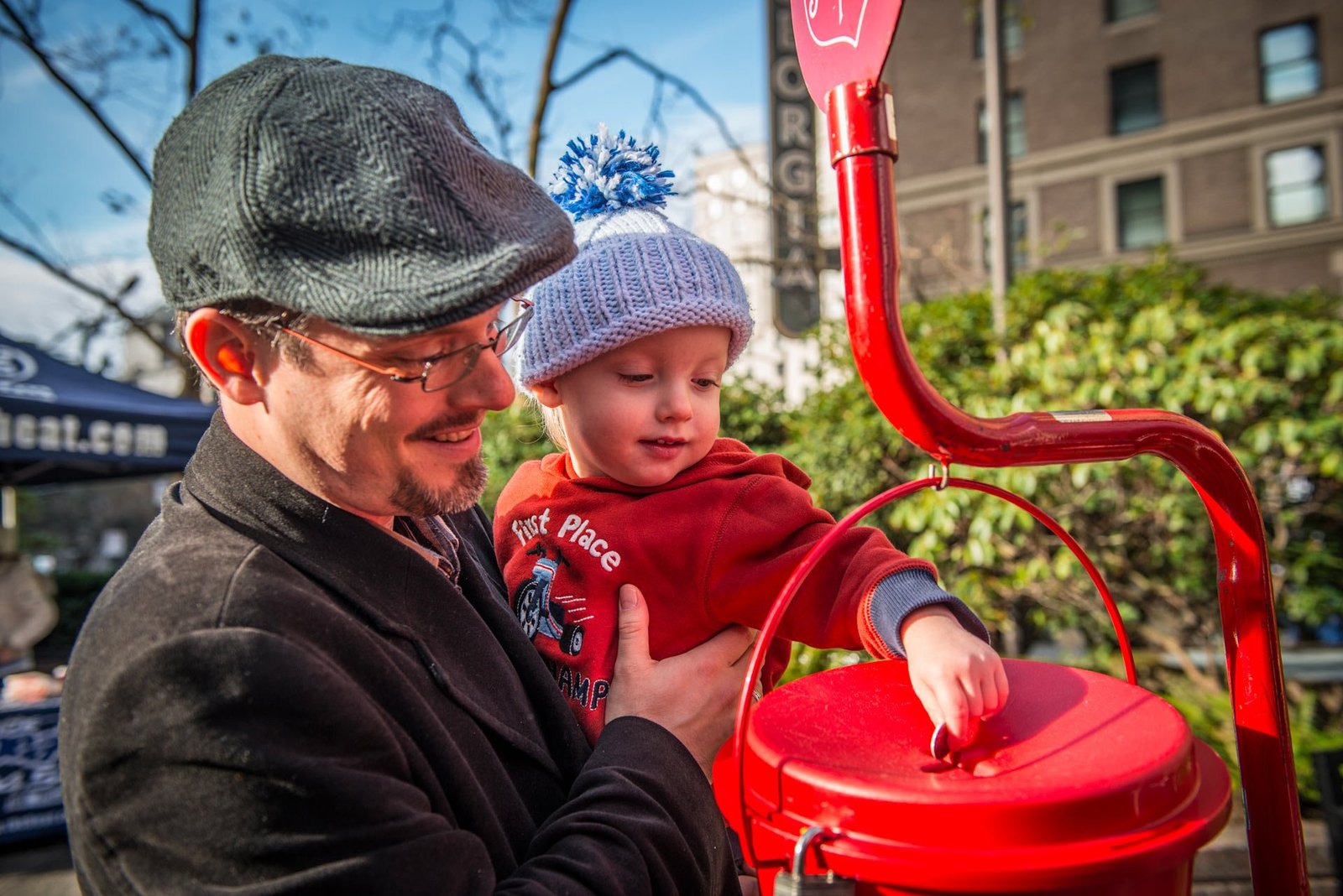 Christmas Kettles at The Salvation Army